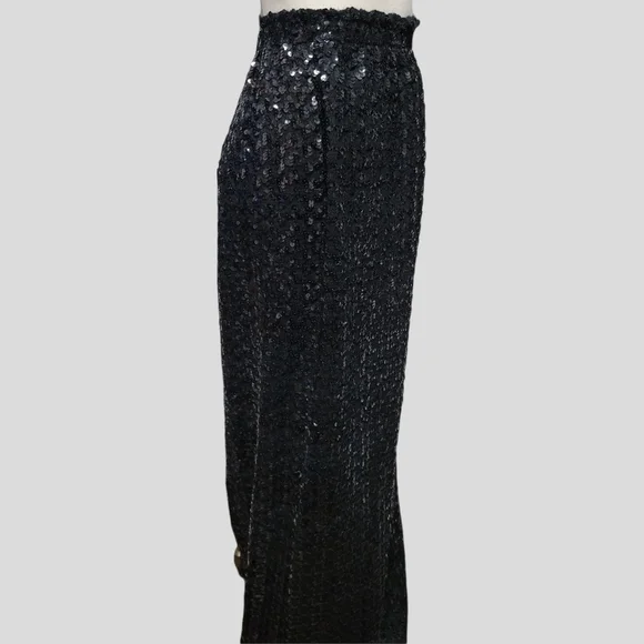 Vintage New Issues Jonathan Logan red carpet sequin maxi skirt size 14